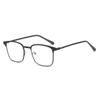 Gafas Jamie 3543 de Montura Cuadrada Anti-Luz Azul Montura Media de Metal Sin Graduación Gafas de Montura para Exportación Transfronteriza