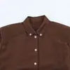 Comercio Exterior Transfronterizo Aliexpress Venta Caliente al por Mayor Europeo y Americano Nueva Moda Ropa para Mujer, Elegante Top sin Mangas con Solapa y Cinturón, con Hombreras