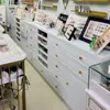 Armário de Exposição para Salão de Unhas, Armário de Armazenamento de Esmaltes, Armário de Armazenamento de Esmaltes em Gel Tipo Gaveta, Armário de Chão para Salão de Unhas, Armário de Parede