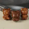 Sándalo Verde Dibujos Animados Gato KT Duo Mei Accesorios Pequeños Creativos DIY Wenwan Pulsera de Mano Cuentas Correa para Teléfono Colgante para Bolsa
