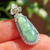 Guofeng Retro Natural High Ice Fudou Jade Clavícula Corrente Suporte Reexame