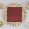 Guardanapos Estampados Coloridos, Guardanapos Decorativos para Hotel e Restaurante, Guardanapos Quadrados Descartáveis de Cor Sólida, Produtos de Papel para Sala de Estar, Espelho Cruzado