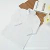 Camisa infantil de algodón para niños y niñas, camisa blanca, camisa de manga larga, ropa escolar para actuaciones de jardín de infantes, para estudiantes