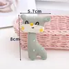 Acessórios de Tecido Artesanais Desenho Animado Pingente Ins Coreano Cor de Café Animal Urso Coelho Fofo Acessórios de Cabelo para Crianças