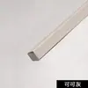 Tira de Borde en Forma de L de Aleación de Aluminio Estilo Crema Tira Protectora Anticolisión para Esquinas de Pared Tira de Cierre de Esquina Positiva Tira Decorativa para Azulejos de Ángulo Recto
