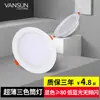 Foco Empotrado LED para Proyectos Hoteleros y Uso Comercial, Luz para Agujero de 4 pulgadas 6 pulgadas 8 pulgadas, Foco de Barril Ojo de Buey Negro 12W18W