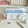 Estuche de Lunares con Alas, Estilo Alto Ins-Tendencia Gran Capacidad Portátil Bolsa de Almacenamiento para Papelería para Estudiantes Mujeres, Estuche para Lápices