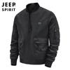 Jaqueta de Voo Masculina Nova 2024 Primavera e Outono Gola Alta Corta-vento Tamanho Plus Casual Moda Masculina 8861