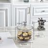 Frasco de Dulces para Snack Frasco de Plástico Frasco para Té de Cáscara de Mandarina Frasco para Almacenamiento de Espagueti Granos de Café Frasco Transparente Frasco de Almacenamiento Frasco Sellado