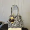 Bolso de Hombro Perezoso Estilo Coreano Personalidad Gran Capacidad Viaje de Commute Bolso de Tela Retro Estrella Casual Elegante Bolso Tote