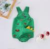 Calça Infantil Marca Tendência Roupa Infantil Calça Jardineira com Cauda de Dinossauro Meninos e Meninas Calça Tian Ji Calça Inteira Bordada Completa com Abertura no Gancho
