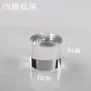 Suporte de Exibição Transparente de Acrílico Base Redonda para Joias Bola de Cristal Artificial Base de Armazenamento de Bola de Pérola