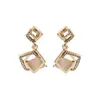 Pendientes Geométricos de Plata 925 para Mujer, Pendientes de Gama Alta, Nuevos Pendientes Elegantes Tendencia 2020 de Celebridad de Internet Coreana