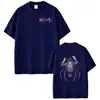 T-shirt de Algodão Tamanho EuropeuT-shirt de Anime Hunter X HunterTrupa Fantasma AranhaChrollo Lucilfer T-shirt de Manga Curta