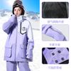 Traje de nieve Phibee para bebé elefante, de invierno, a prueba de viento, impermeable, cálido, transpirable, de doble tabla, traje de esquí para hombre, color liso, chapa para mujer