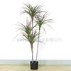 Plantas Verdes Artificiais Grandes para Decoração: Dracena Falsa, Árvore Sangue de Dragão Artificial, Paisagismo de Decoração Suave para Interior, Plantas Verdes Artificiais