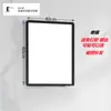 Espejo de Baño Inodoro Inodoro Espejo de Cristal Espejo Cuadrado Colgante de Pared Sin Perforaciones Colgante Horizontal Colgante Vertical Soporte de Espejo
