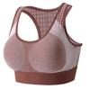 Novo Estilo Lindo Sutiã Esportivo Costas Cruzadas com Cores Contrastantes para Mulheres, Suporte, Confortável, Respirável, à Prova de Impacto para Fitness e Corrida, Atacado