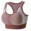 Sutiã Lindo Tudo-em-Um para Costas de Mulheres, Suporte Plástico Esportivo Push-Up, Sutiã Respirável à Prova de Choque e Anti-Exposição para Yoga e Corrida