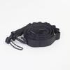 Cuerda de tendedero multiusos para exteriores, cualquier cosa con cinturón de almacenamiento negro, cuerda de tendedero de 24 agujeros, cuerda de almacenamiento con hebilla colgante
