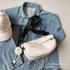 Bolso Casual Deportivo tipo Dumpling 2026 Nueva Moda Ligero Cruzado Estilo Coreano Nicho para Viajar de un Solo Hombro de Lona para Mujer