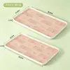 BNBSBandeja de Drenaje de Doble Capa para el Hogar de Plástico Rectangular Bandeja para Té Bandeja para Frutas Bandeja para Tazas de Agua Tazas de Té Bandeja de Drenaje