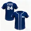 Uniformes Escolares para Clubes de Empresas Transfronterizas, Uniformes de Béisbol, Uniformes de Sóftbol, Hechos a Medida, Secado Rápido, Transpirables, Que Absorben la Humedad