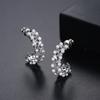 Pendientes de Cuentas Pequeñas de Arroz de Vidrio Bohemio Jinse Moda Coreana Elegantes Pendientes de Perla Diseño ins