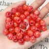 Cuentas de Resina de Agujero Grande de 12 mm, Cuentas Redondas con Agujero Pasante, Cuentas Sueltas para Materiales de Manualidades, Accesorios de Ropa, Accesorios de Joyería con Cuentas