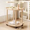 Mesa Auxiliar para Sofá, Mesa de Café Móvil, Mini Mesa para Balcón de Dormitorio, Estante de Almacenamiento junto a la Cama, Pequeño Minimalista Moderno al por Mayor