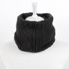 Cachecol de Lã Tricotado Masculino e Feminino Par Estilo Coreano de Inverno Estudante Casual Cachecol de Círculo Único Cachecol Pulôver