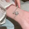 Colisão de Estrelas! Pulseira Azul Estrela Gelo Triturado Estudante Feminina Festa Melhor Amiga Pulseira Nova 2025 Nicho Exclusivo Pulseira Exquisita