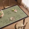 Jogo Americano de Mesa de Jantar Impermeável e à Prova de Óleo Sem Lavagem Acessível Luxo Toalha de Mesa de Alta Qualidade Resistente a Altas Temperaturas Protetor de Mesa Tapete para Mesa de Centro