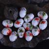 Materiales para Hacer Bisutería Hecha a Mano Accesorios para Joyería Accesorios de Cerámica de Porcelana Azul y Blanca Calcomanías Ovaladas de Oliva Cerámica Impresa