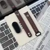 CorreaApta para Xiaomi Mi Band 11 Correa, Patrón Cruzado Cuero Crazy Horse Doble Remache 8/9 Nfc Correa de Moda Retro