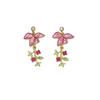 Pendientes de Borla de Flor de Hada Súper Mori Moda Suave Alta Belleza Diarios para el Trabajo Versátiles Pendientes para Mujer Joyería para Orejas