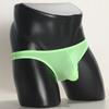 Calzoncillos de hombre de seda de hielo de verano sexy para adultos de cintura baja, pantalones cortos de tanga sexys transfronterizos europeos y americanos para hombres