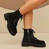 Botas de mujer de talla grande para comercio exterior, botines nuevos de estilo coreano con suela gruesa para mujer, botines Martin de moda con cordones delanteros para mujer, otoño e invierno 2026
