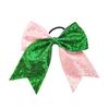 Cheerleading 18 Colores 8 Pulgadas Cola de Milano Lentejuela Lazo para el Cabello JOJO Accesorios para el Cabello Cinta en V Base de Tela Sin Cinta Tejida