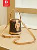 Bani Meizi Bolso de Cubo Moda de Lujo Ligero para Mujer Bolso de Cubo de Flores Antiguas Bolso de Lápices Popular de Este Año Bolso Bandolera Portátil