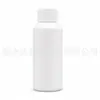 En stock botella dispensadora HDPE blanca opaca 250ml tapa de rosca sellada botella pequeña para medicina botella para muestra de reactivo líquido