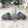 Accesorios Modificados para Motocicleta de Tres Ruedas, Sistema de Eje Delantero con Suspensión Delantera para Vehículo de Playa Go-Kart con Ensamblaje de Neumático