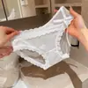 Bragas Francesas de Satén con Lazo de Encaje para Mujer, de Cintura Media, Puro Deseo, Sexy, de Malla Transpirable Cosida