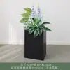 Plantas Verdes Artificiales Paisajismo Luz de Lujo Combinación de Paisaje Plantas Biónicas de Interior Maceta para Flores Caja Decoraciones para Exhibición en Ventana