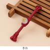 Novo Cheongsam Chinoiserie Botão de Prato Porta-Flor Enrolamento de Miçangas Fivela de Uma Palavra Fivela Decorativa Dinastia Han Botão Retrô Tecido à Mão