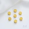 Dourado fosco que preserva a cor, dourado areia, cobre dourado, palavra da sorte, paz, alegria, oco, pequenos acessórios com contas, materiais para joias DIY