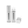 Tubo de brillo labial cuadrado Jinze con ventana 3.5ml material de embalaje de plástico
