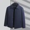 Chaqueta Nueva 2024 Chaqueta para Hombres de Mediana Edad y Mayores Chaqueta de Otoño para Hombres Chaqueta de Secretario Casual para Hombres Laps Explosiones