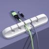 Organizador de Cables de Escritorio, Cable de Carga para Teléfono Móvil, Organizador de Cables de Datos, Fijador de Enrutamiento de Cables, Recolector de Cables de Almacenamiento, Clip para Cables