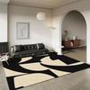 Alfombra francesa sencilla de terciopelo de cristal para el hogar, sofá, mesa de centro, alfombra antideslizante para sala de estar, dormitorio minimalista, manta de noche resistente al desgaste
